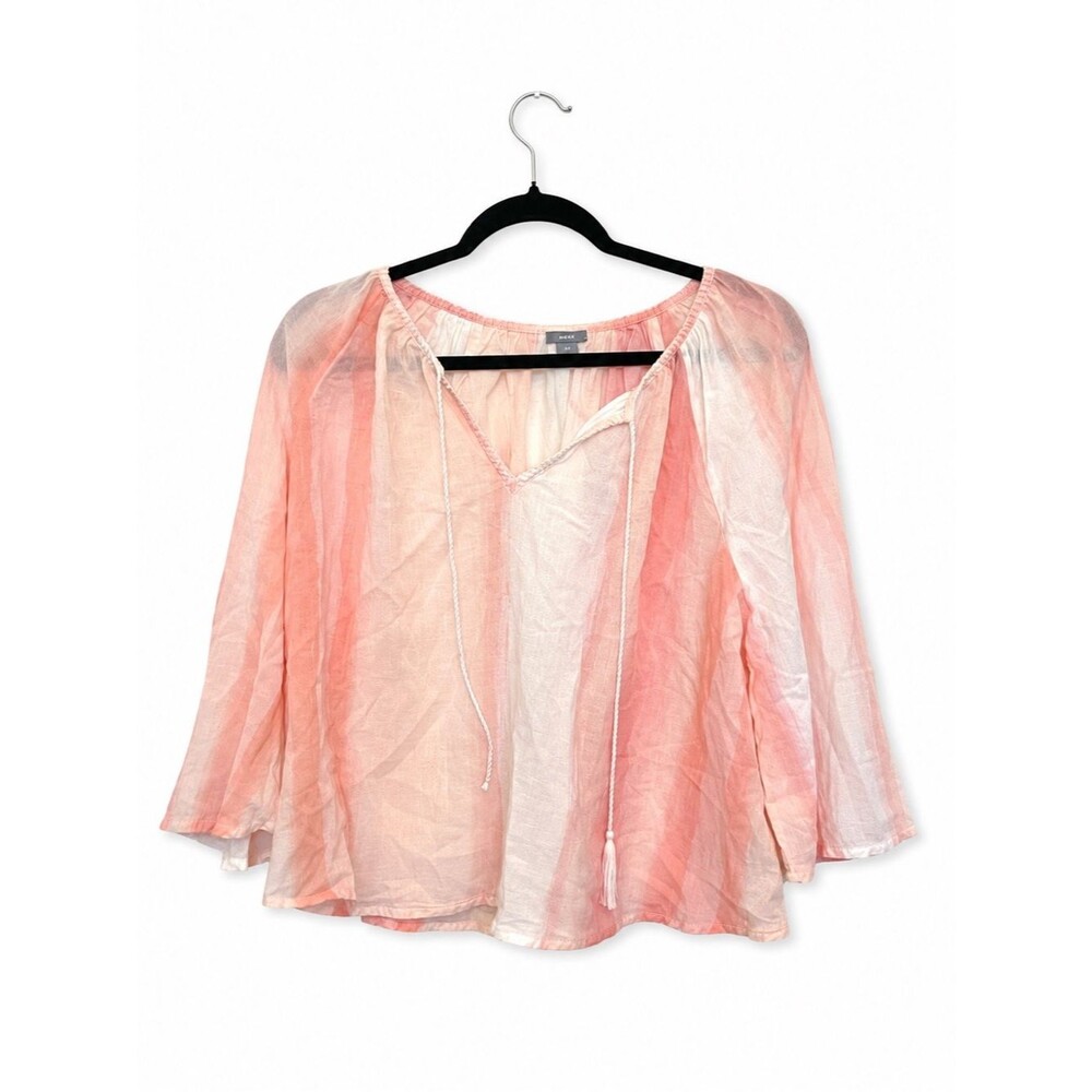 Aerie Euro-Summer Peasant Top With Tassels Size Small